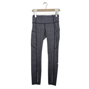 Lululemon Fast Free 7/8 Tight Women's Size 6 Frozen Fizz Nulux